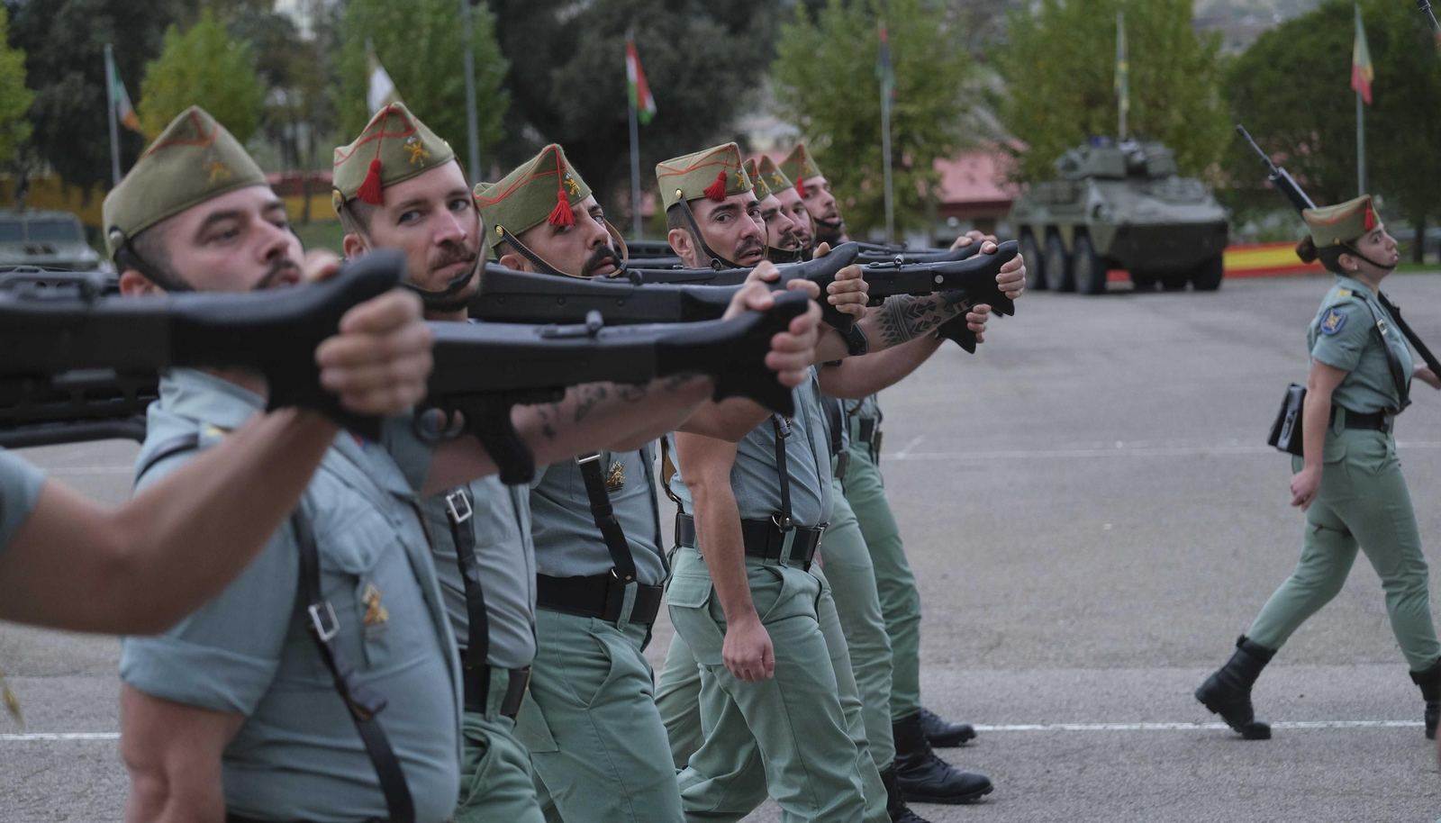Sábado legionario, en fotos
