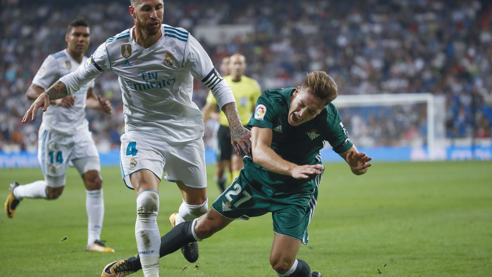 El Real Madrid-Betis, en imágenes