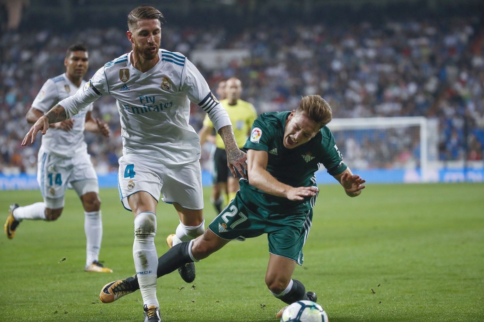 El Real Madrid-Betis, en imágenes
