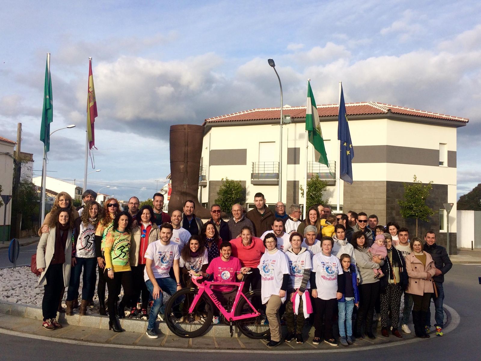 Un momento de la presentación del nuevo proyecto de Chamba, llevada a cabo ayer en Valverde del Camino.