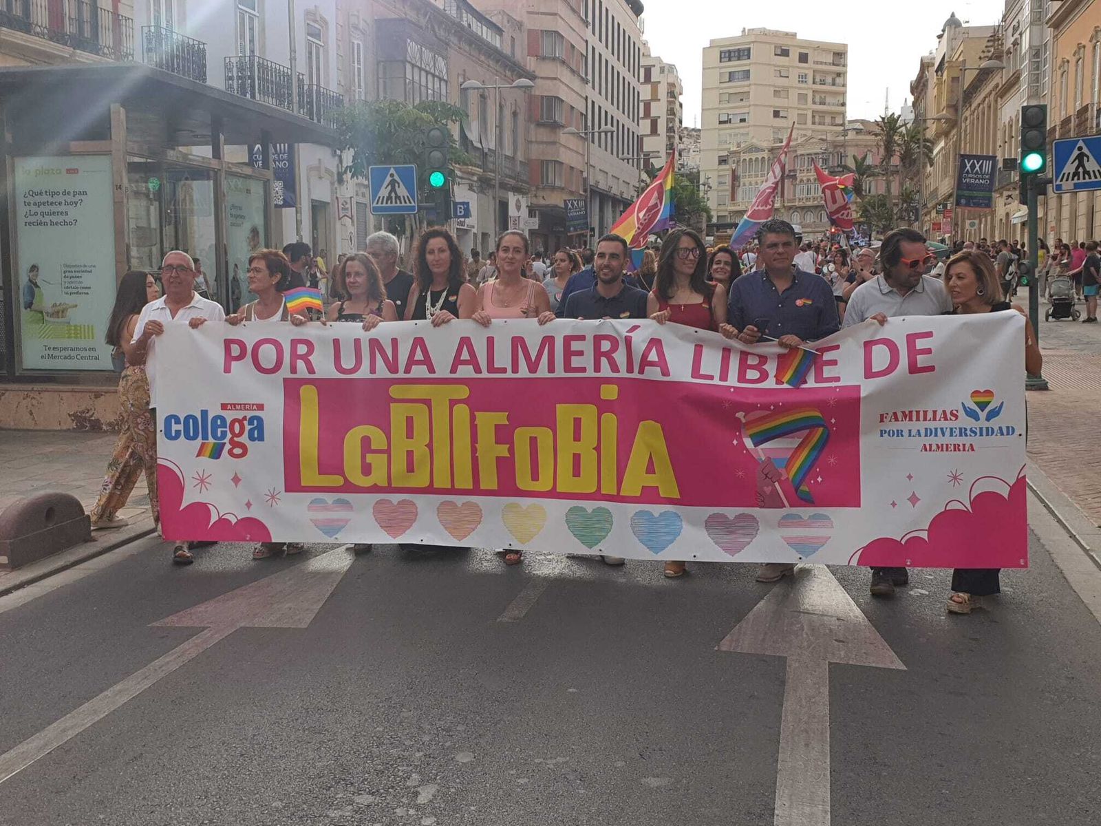 Manifestación del Orgullo LGBTI+ en Almería