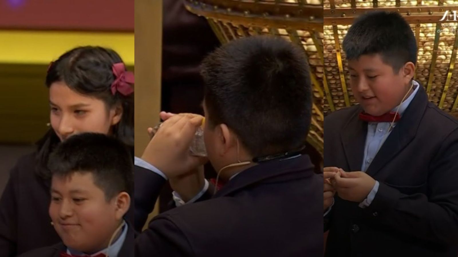 Piero Rai Chávez, uno de los niños de San Ildefonso que ha canstado un cuarto premio.