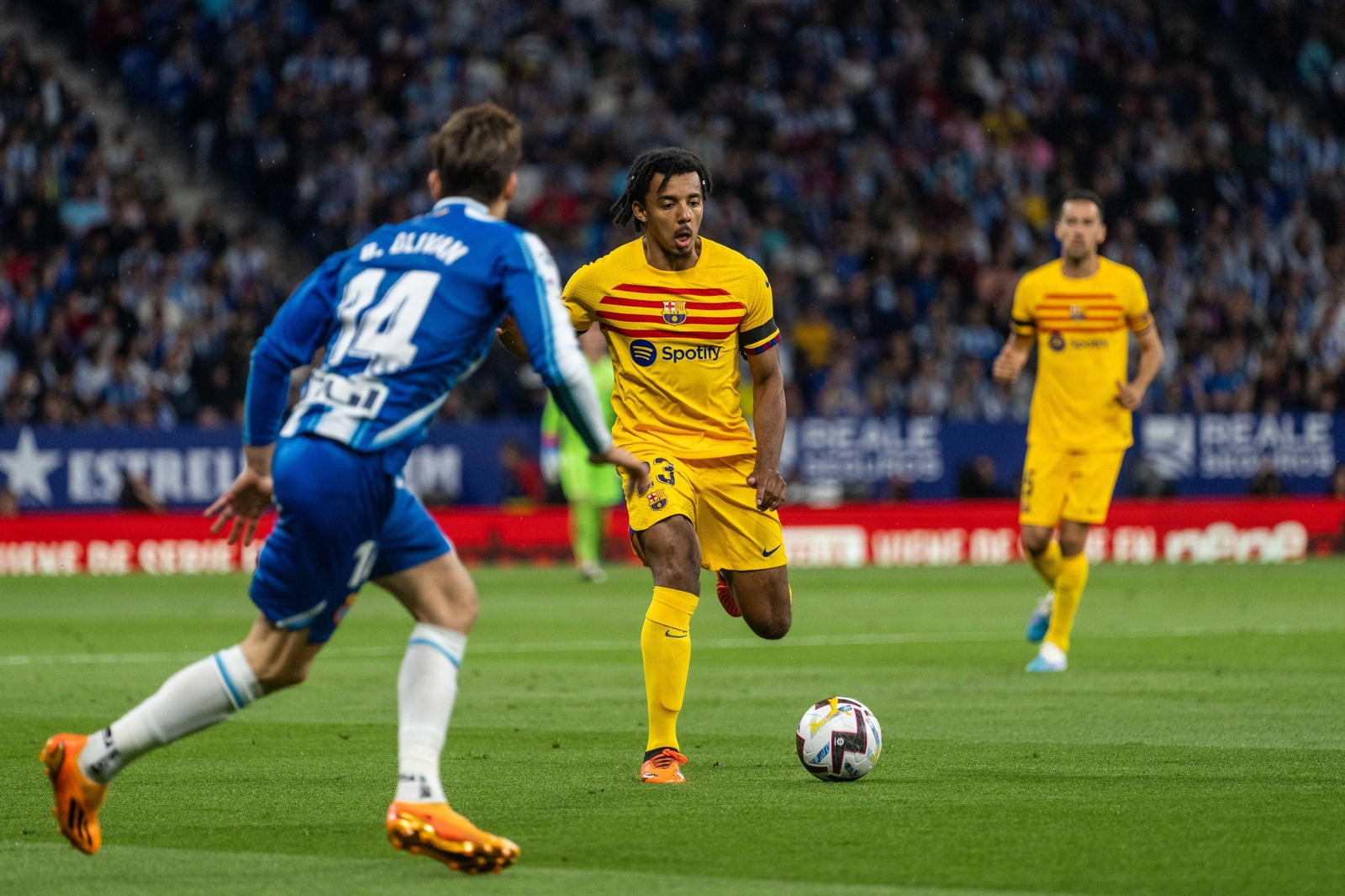 Las fotos de la celebración fallida del Barcelona ante el Espanyol