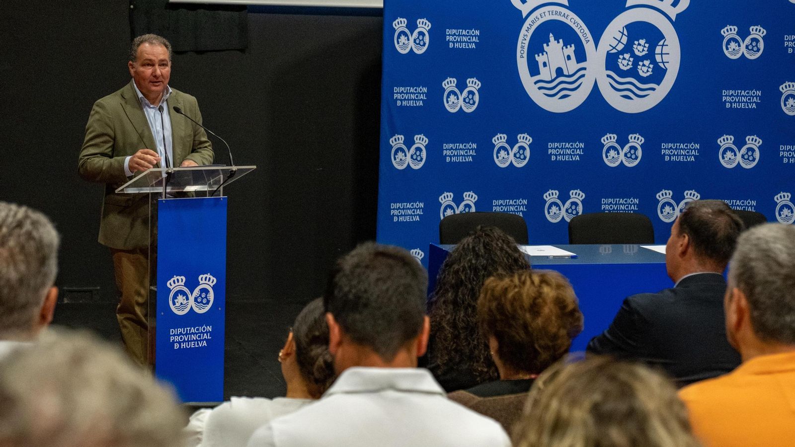 El presidente de la Diputación, David Toscano.