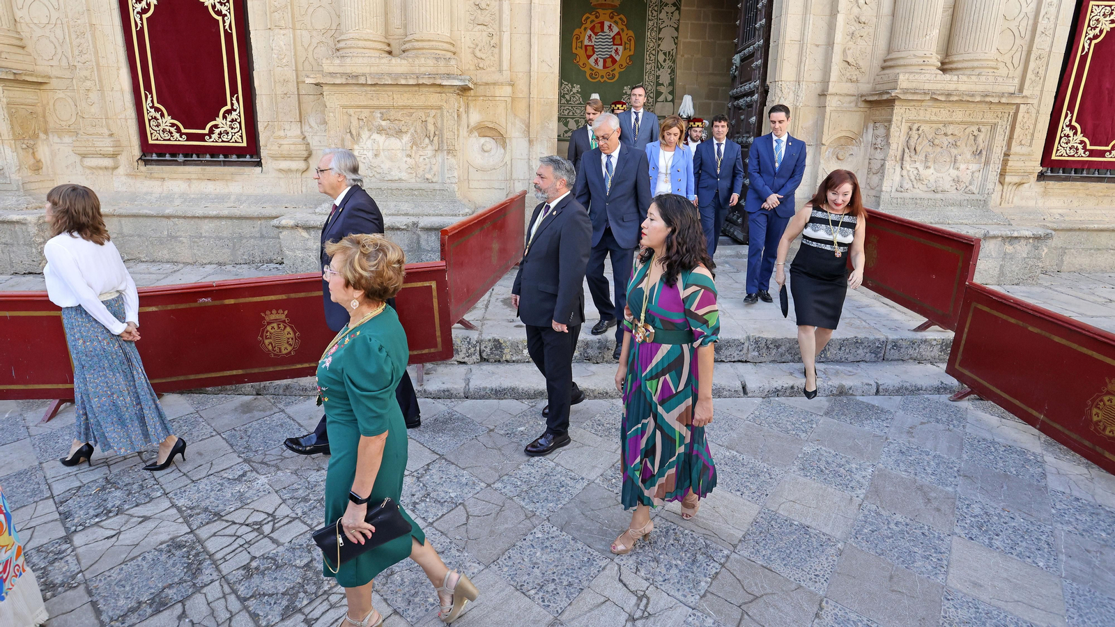 Traslado del Pendón en el día del patrón San Dionisio en Jerez