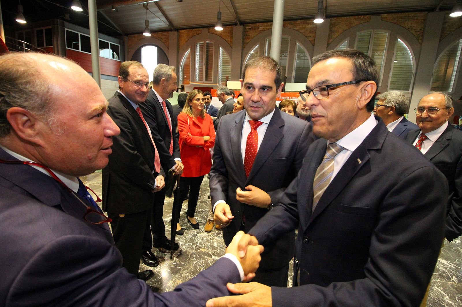 Imágenes de la toma de posesión del nuevo presidente del Puerto de Huelva, José Luis Ramos.