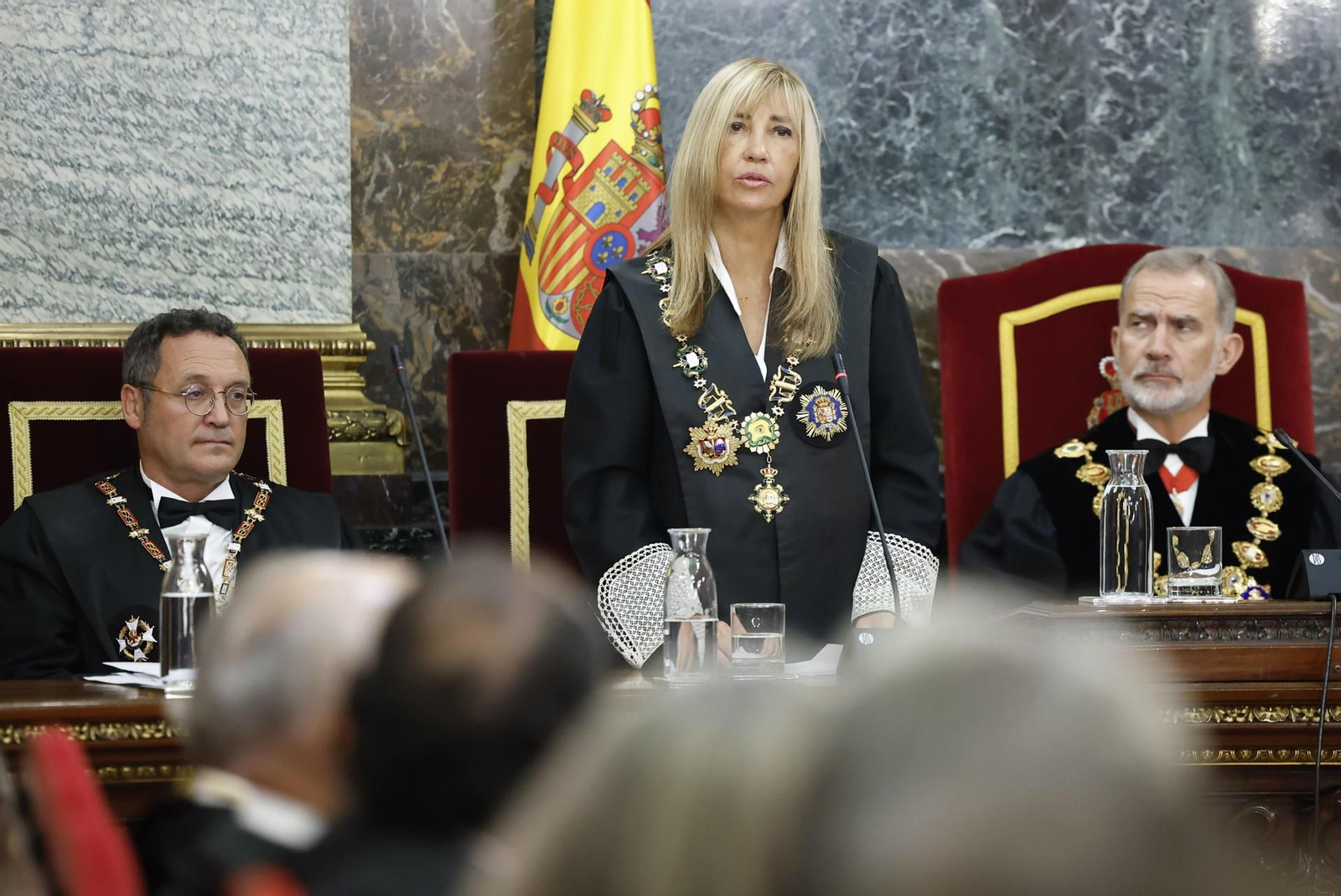 La presidenta de CGPJ censura las "inoportunas" e "insistentes" descalificaciones a jueces