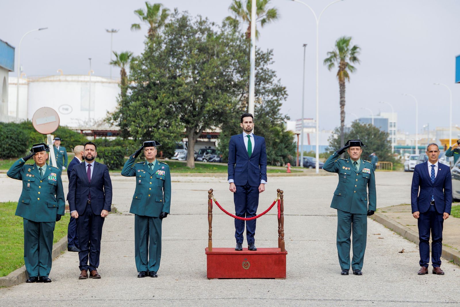 Inauguración de la Escuela de Servicio Marítimo de la Guardia Civil.