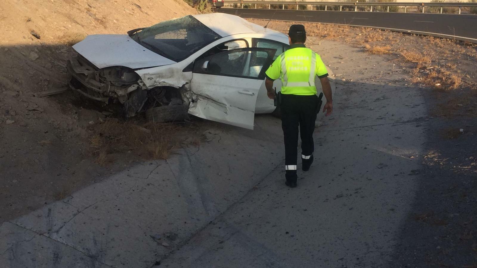 La Guardia Civil, en la zona del siniestro
