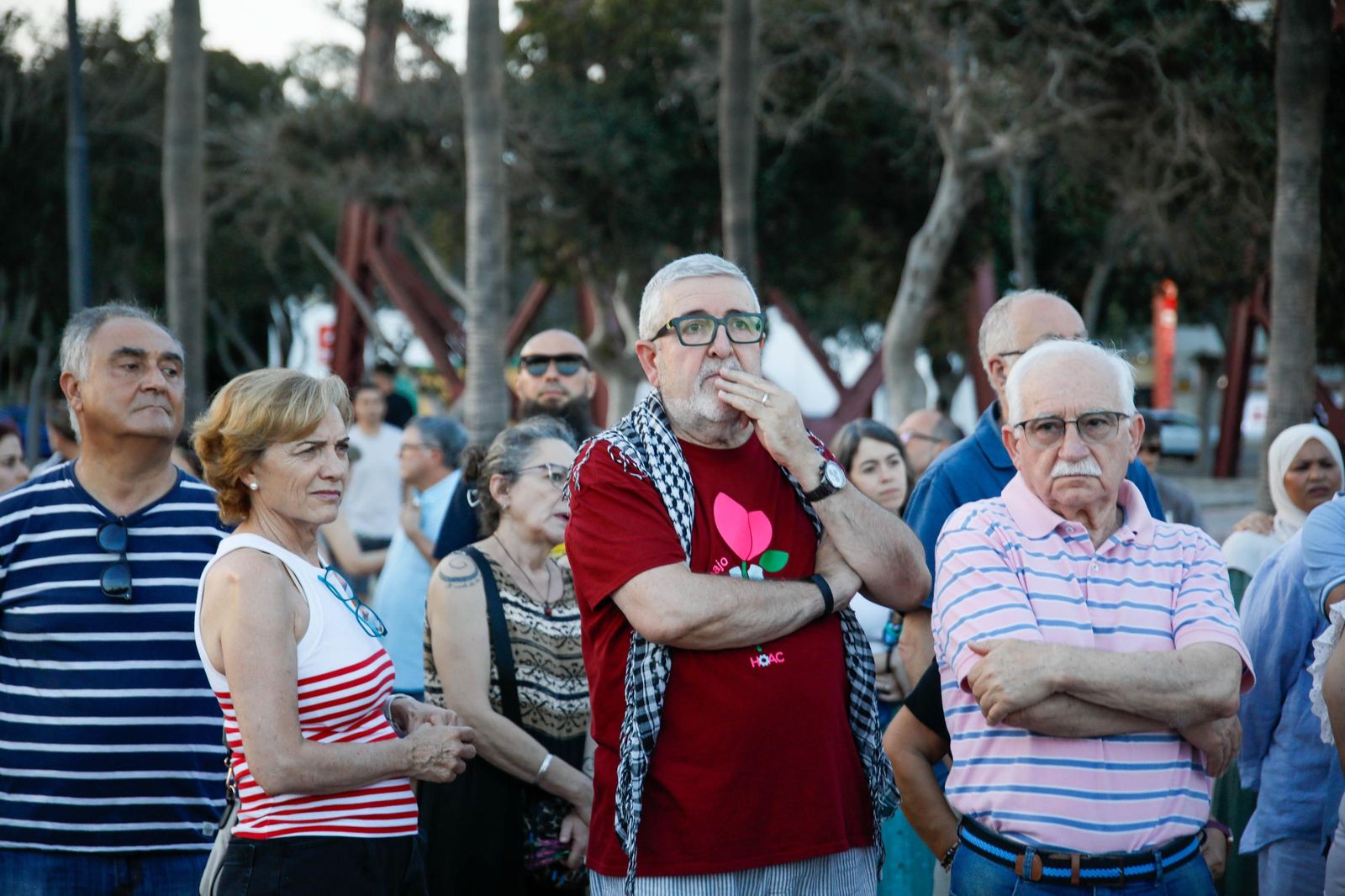Imágenes de la manifestación en Almería por el genocidio en Palestina