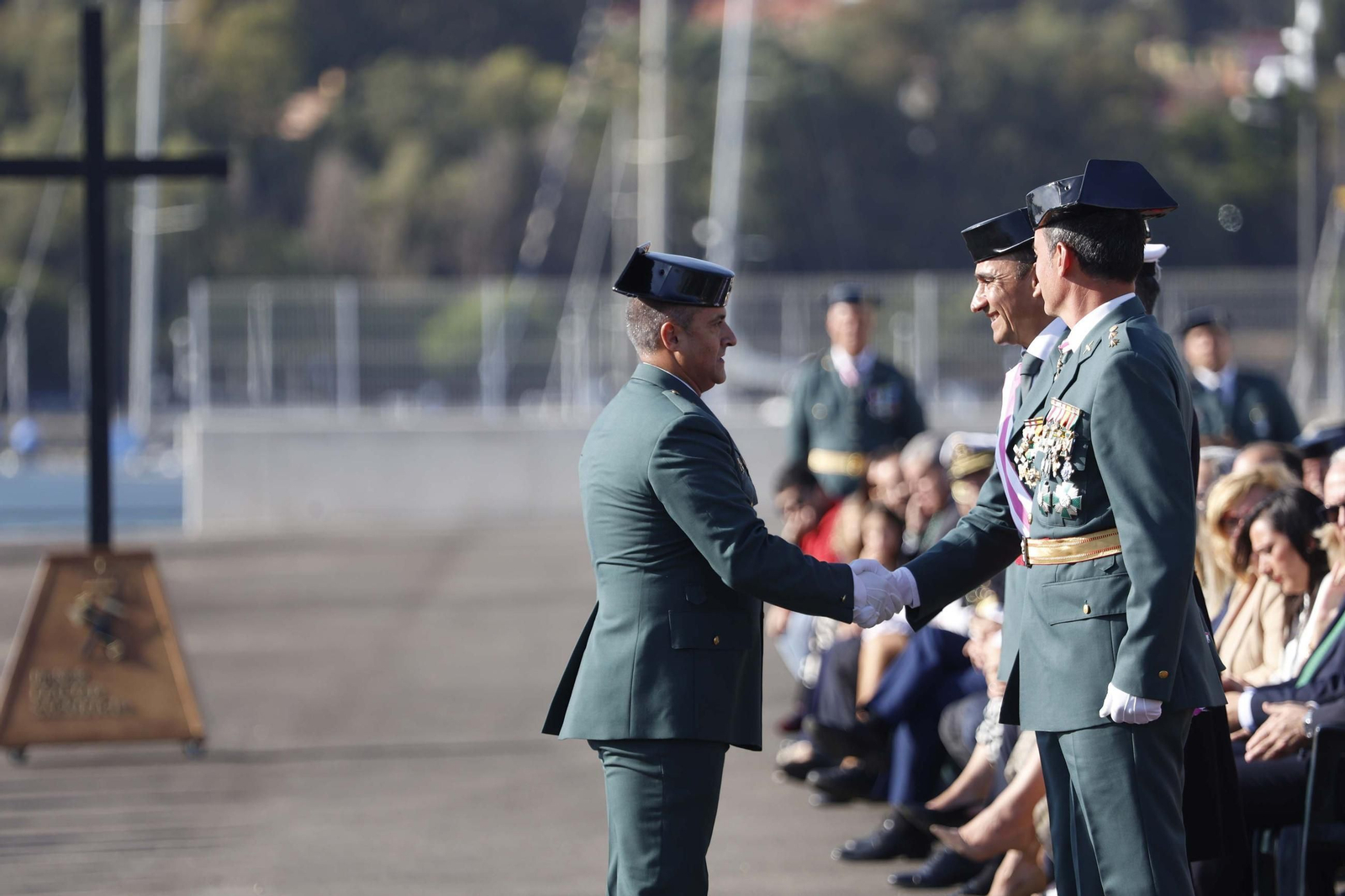 Las fotografías de la inauguración del nuevo muelle de la Guardia Civil en Algeciras