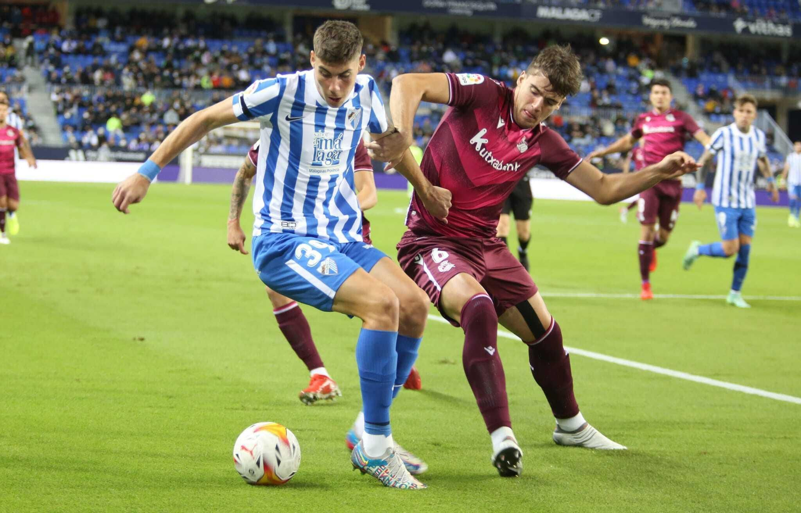 Las fotos del Málaga-Real Sociedad B