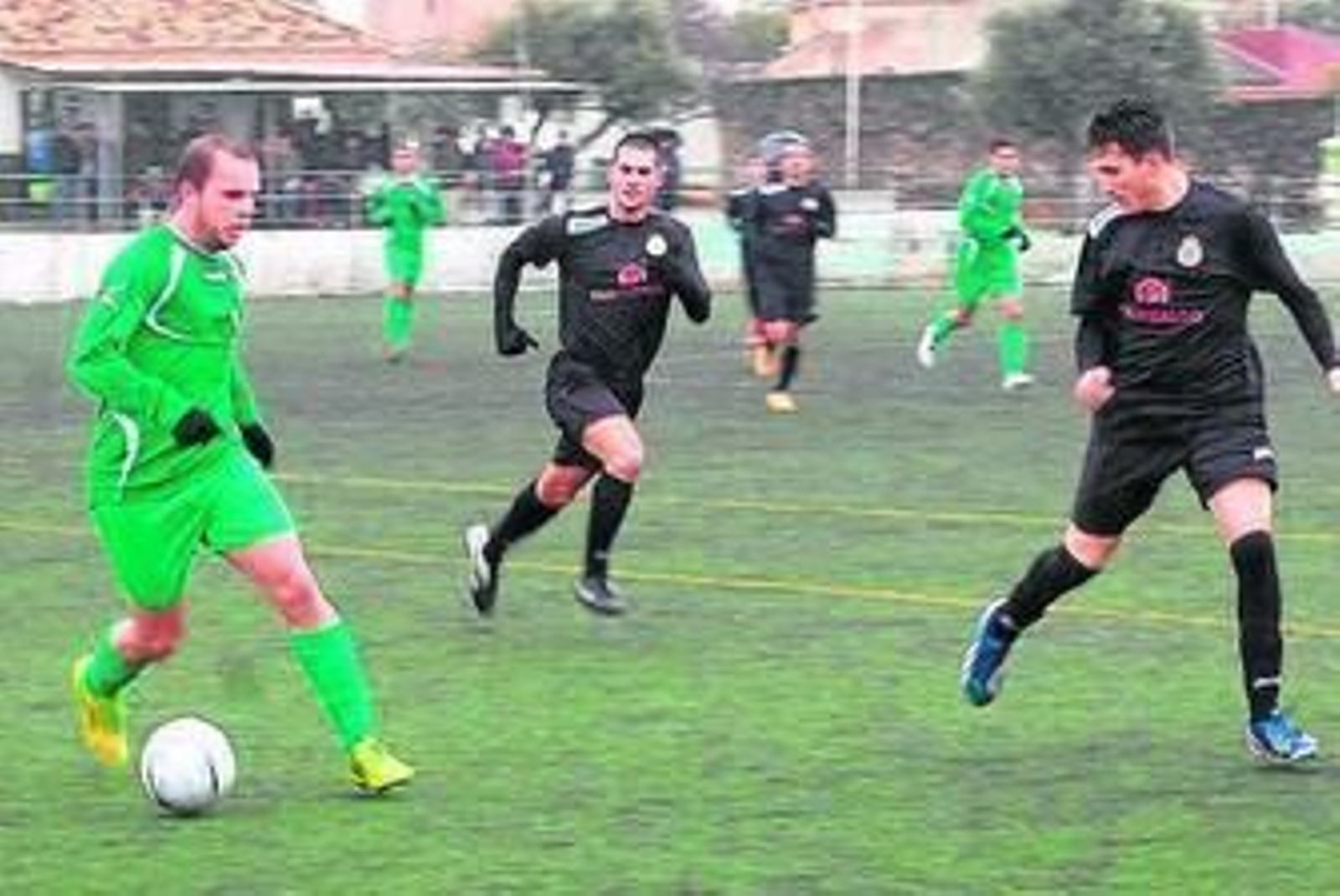 Una acción en un partido anterior disputado por los hueteños.