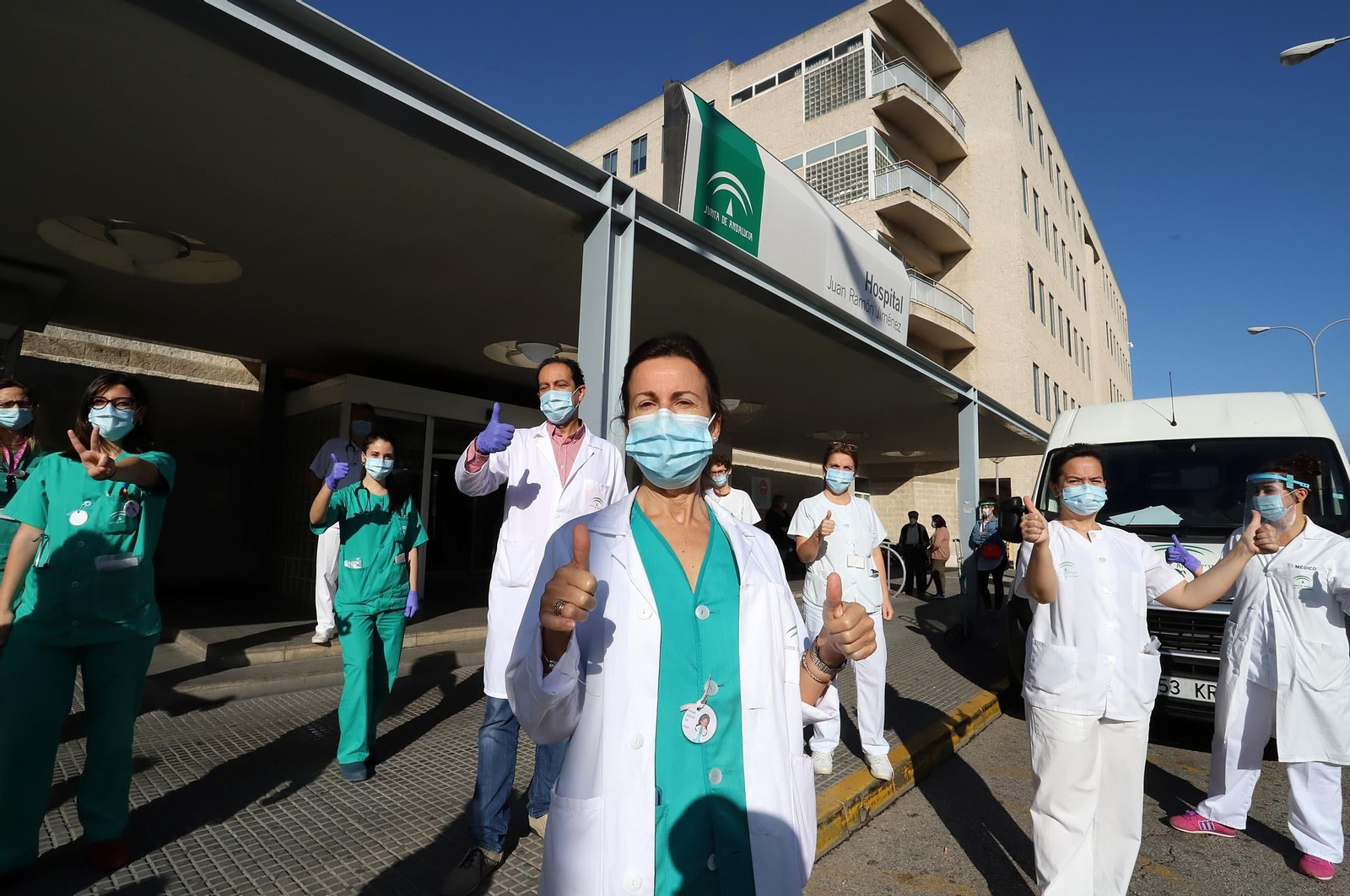 Imágenes de la unidad de Oncología del Hospital Juan Ramón Jiménez