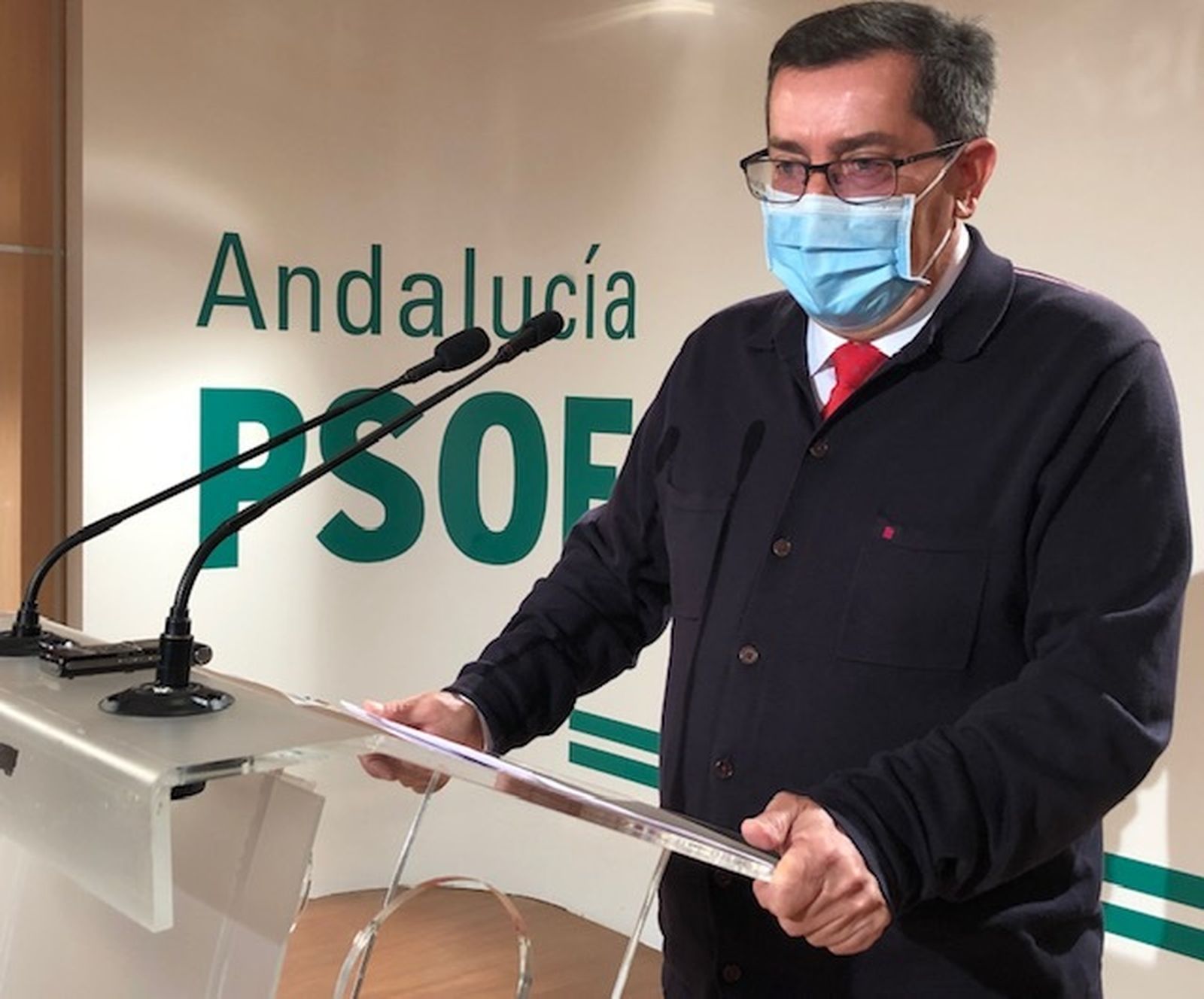 El secretario general del PSOE de Granada hace unos días