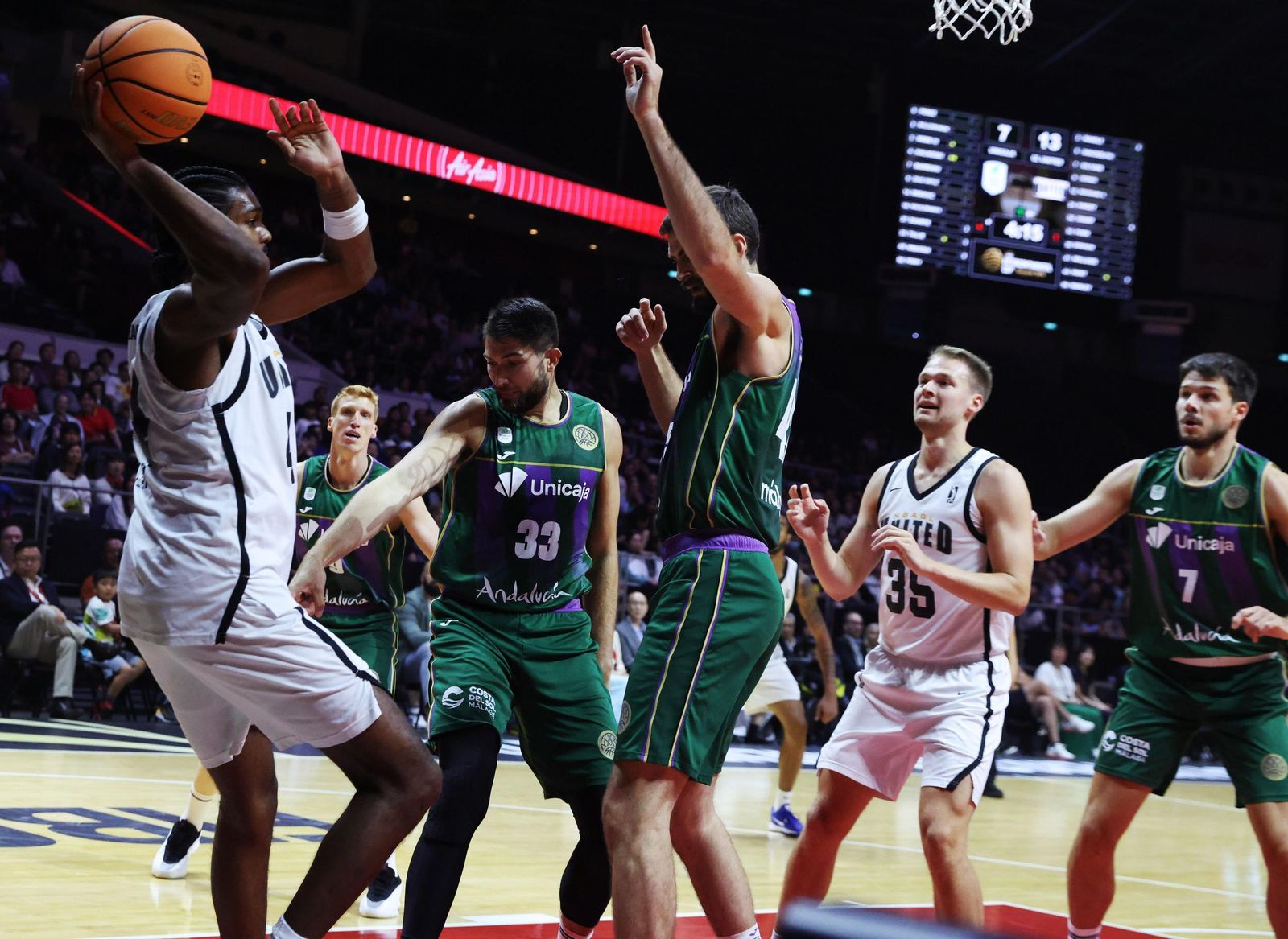 Unicaja-NBA G League United, final de la Copa Intercontinental, en fotos