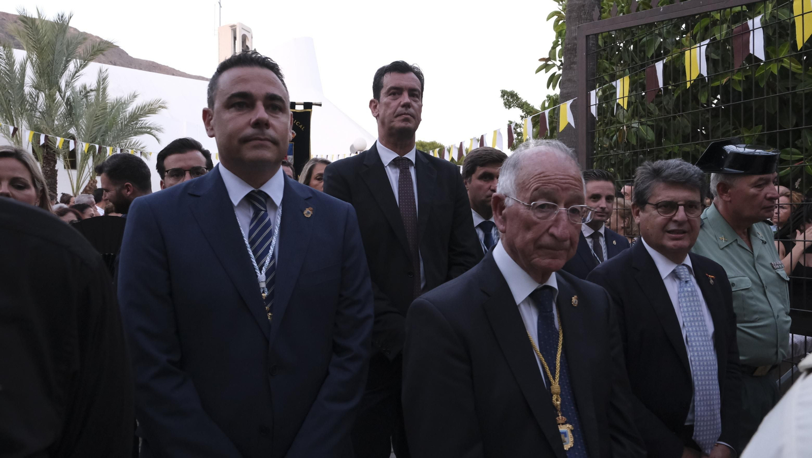 Procesión terrestre de la Virgen del Carmen en Aguadulce