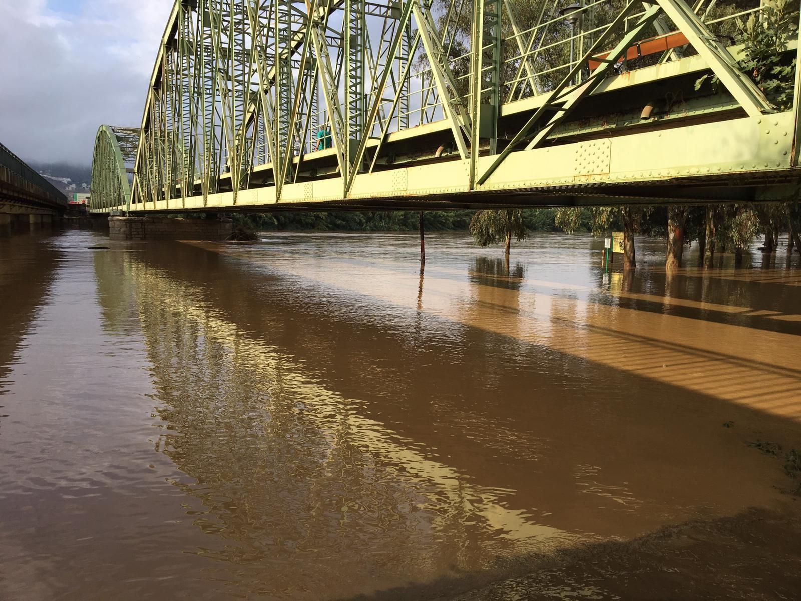 Puente de hiero, en Cártama