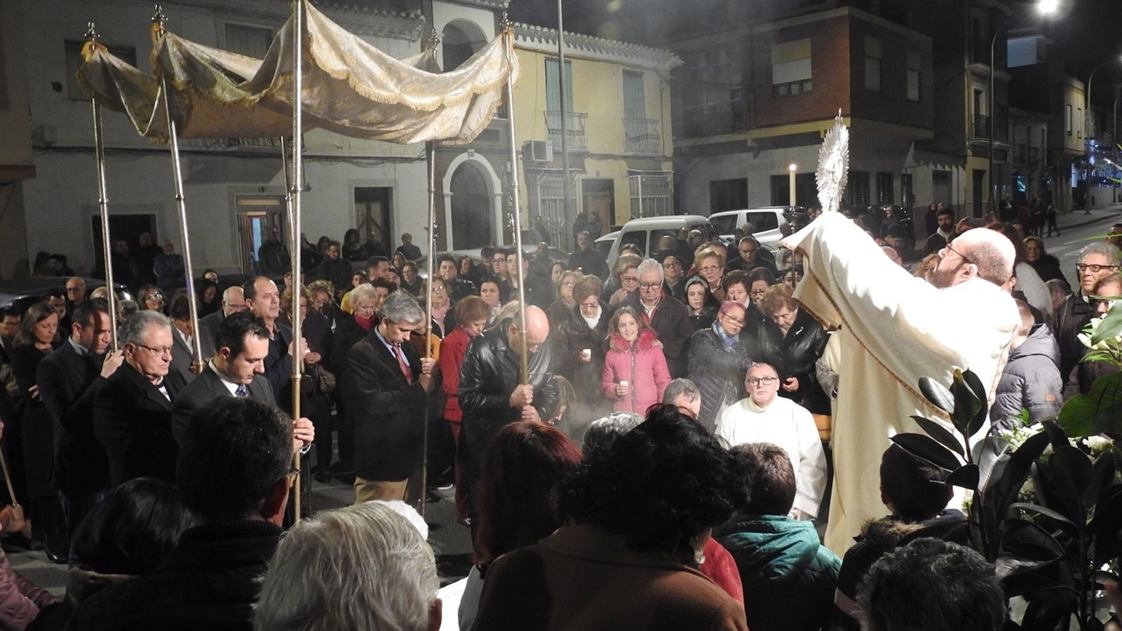 Un momento de la procesión.