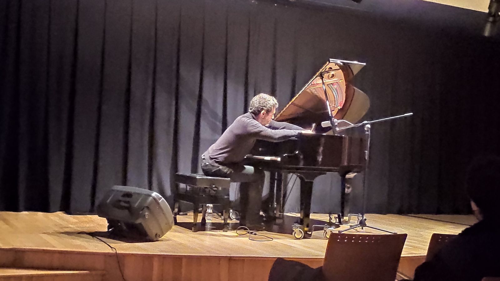 Tomeu Moll-Mas (Mallorca, 1975) durante su actuación en la Sala Juan de Mairena