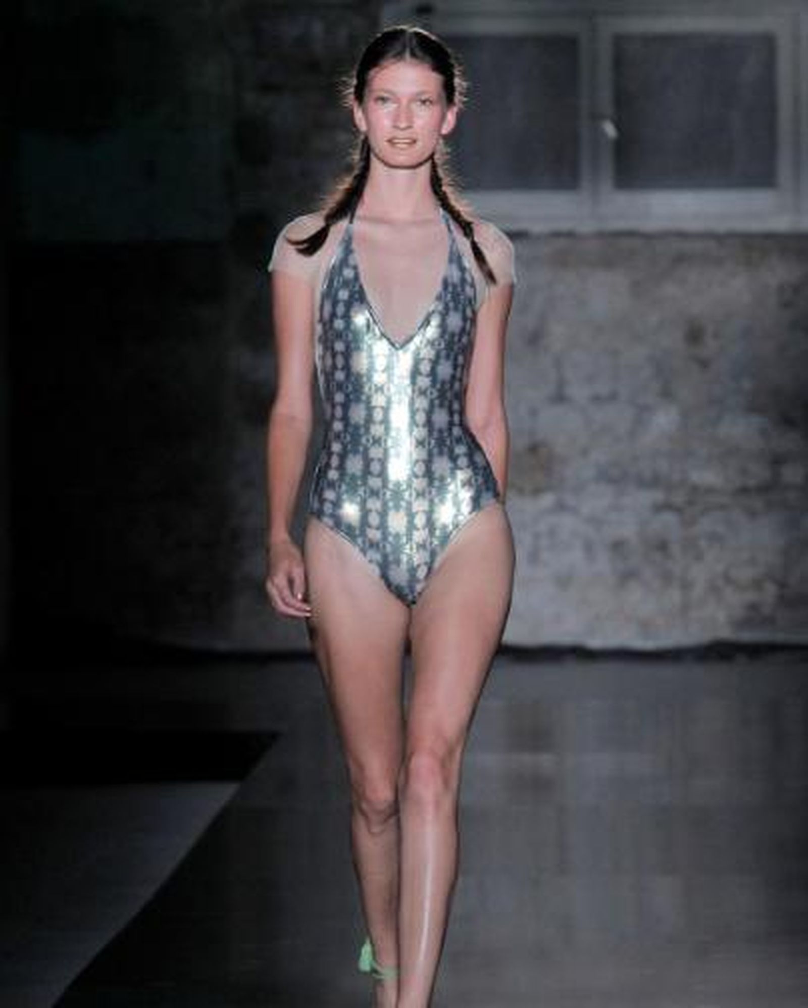 Uno de los diseños de Guillermina Baeza, en la 080 Barcelona Fashion.