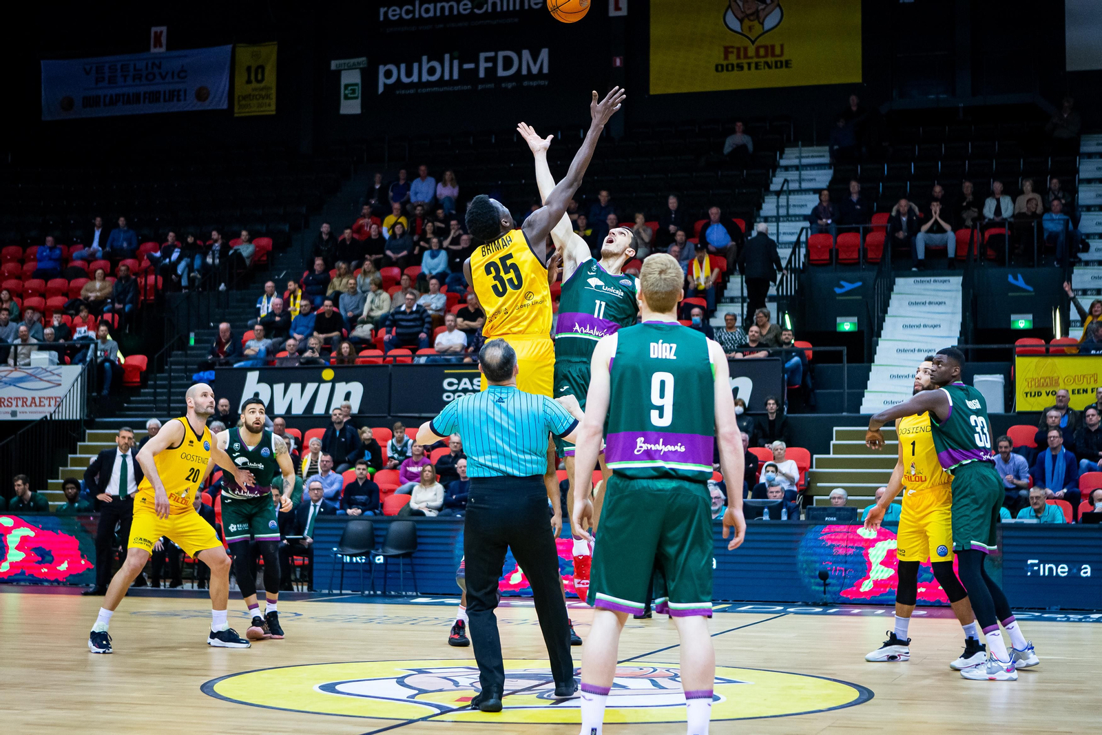 Las fotos del Oostende-Unicaja