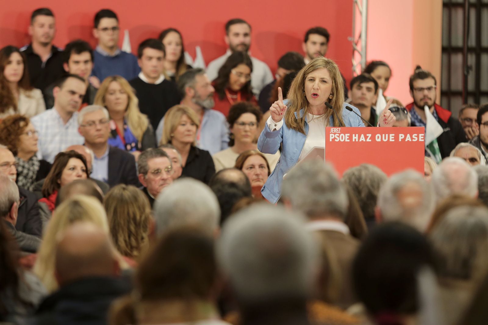 Mitin de Pedro Sánchez en Jerez