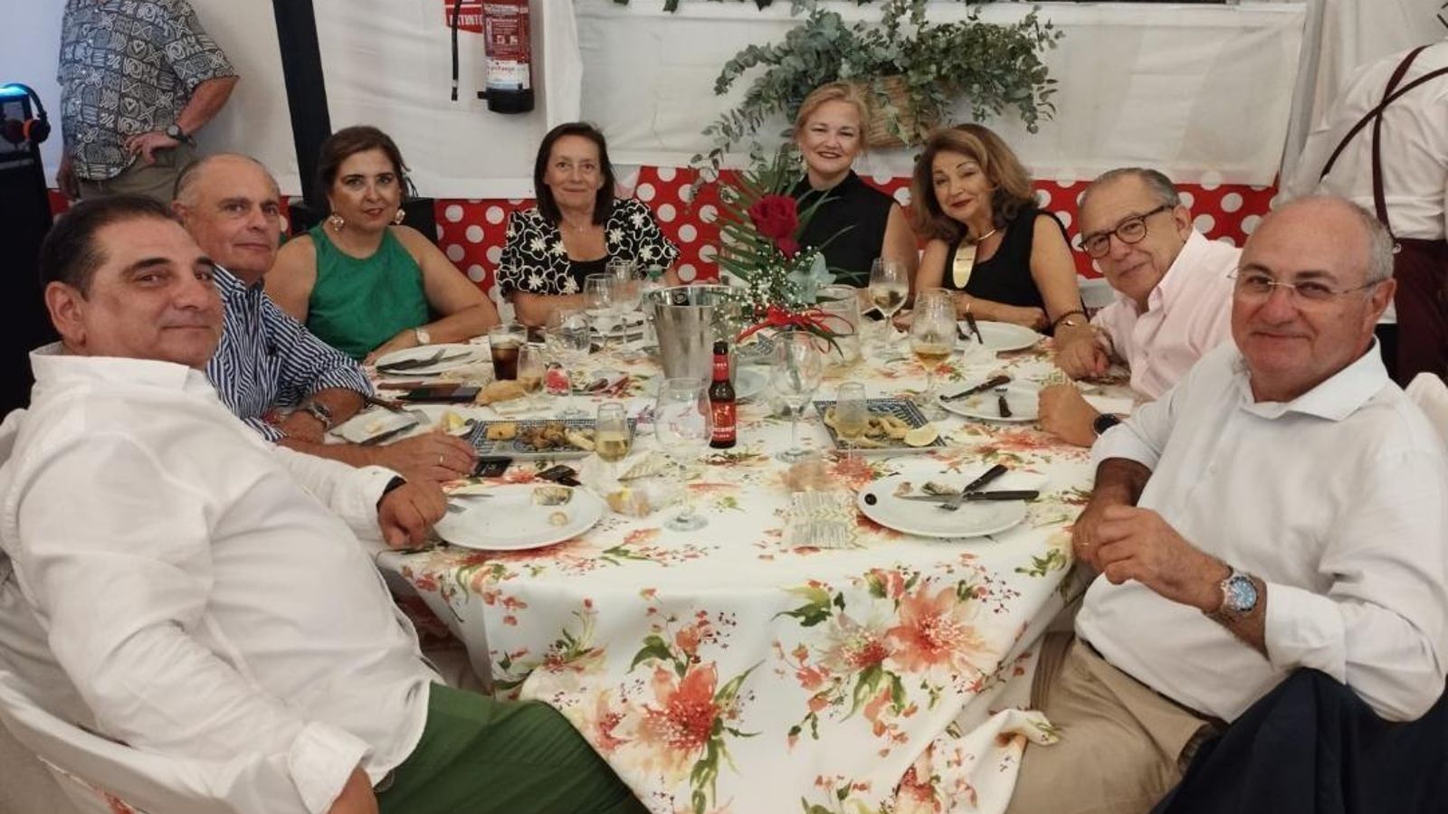 José Antonio Faiña, José Francisco del Río, Beatriz Gamero, María del Carmen Calvillo, María José y Rosa de Alba, Antonio Moreno e Iñaki Bermejo.