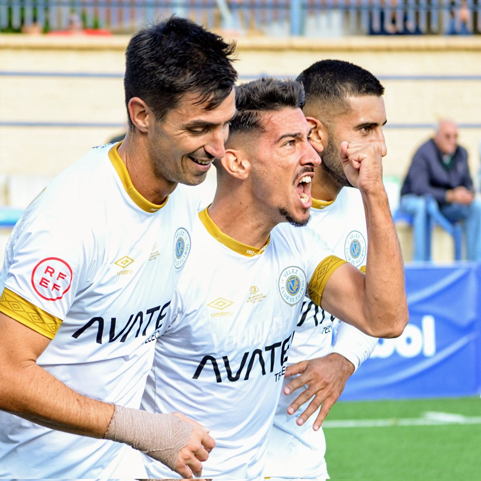 El Vélez celebra un gol