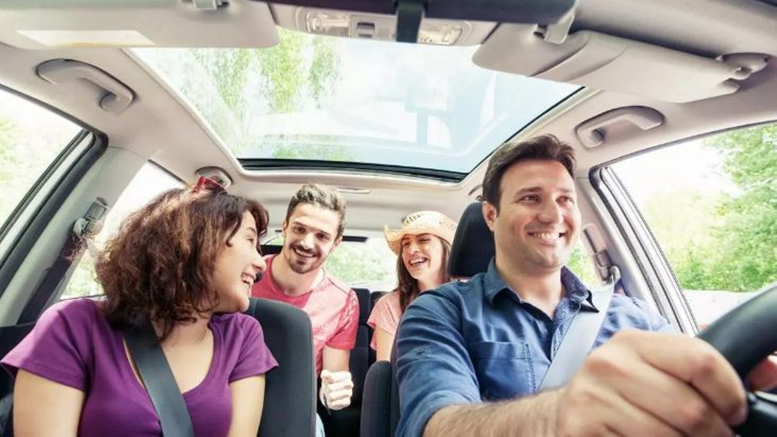 Viaje de vacaciones en coche