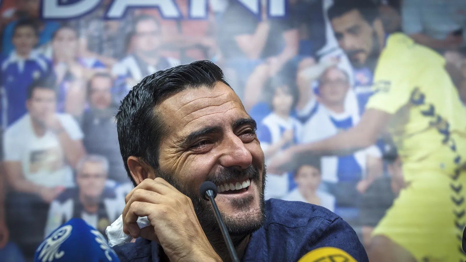 Güiza, el día de su despedida del conjunto cadista.