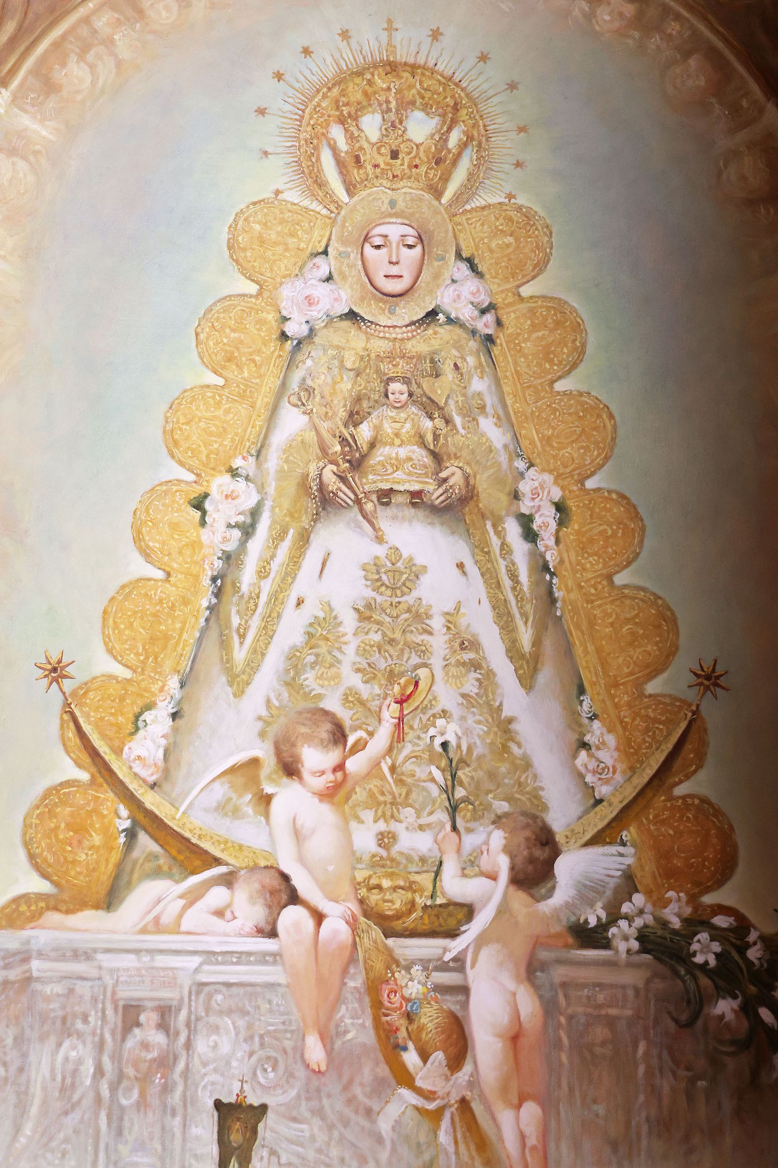 Imágenes de la inauguración de la exposición 'Sueños de Rocío. Carteles de Romería'.