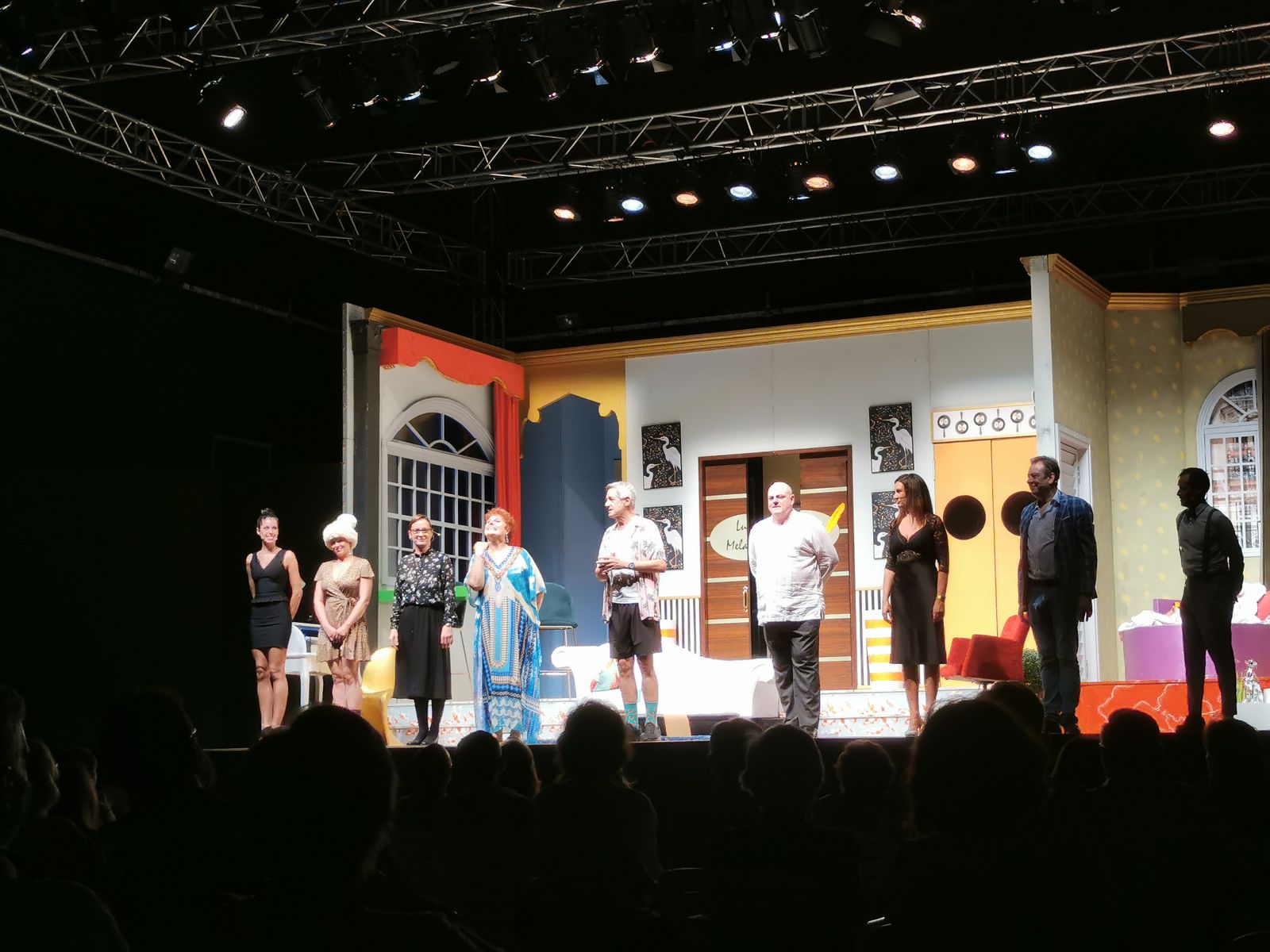 Un momento de la representación de la obra que inauguró el festival.