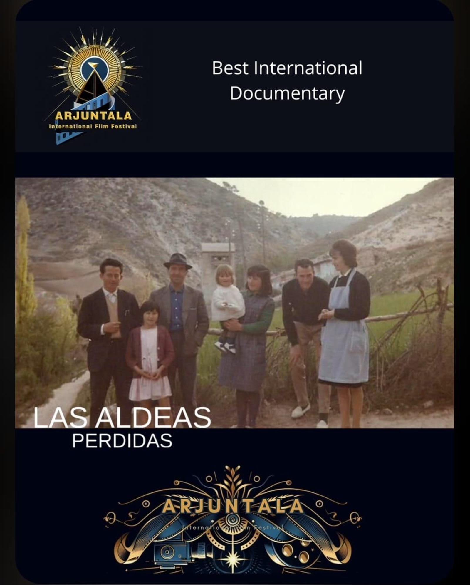 Premio en festival India para documental 'Las aldeas perdidas'