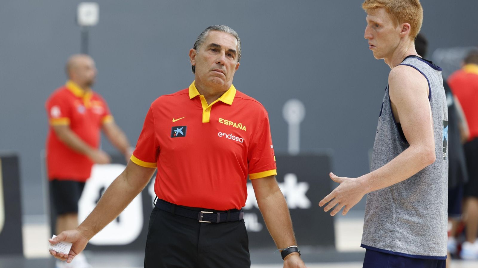 Sergio Scariolo y Alberto Díaz.