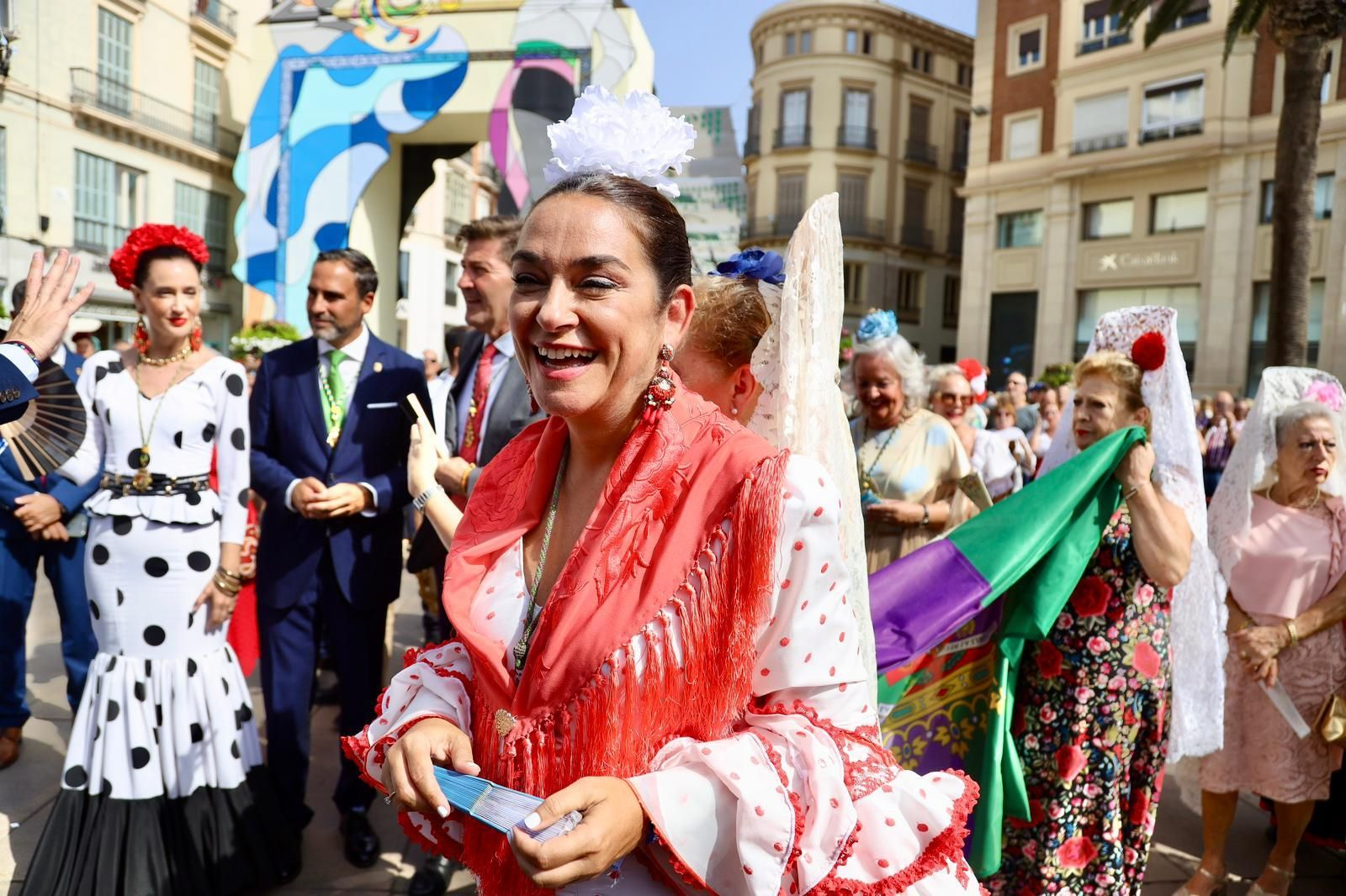 La Romería al Santuario de la Victoria que inicia la Feria de Málaga, en fotos