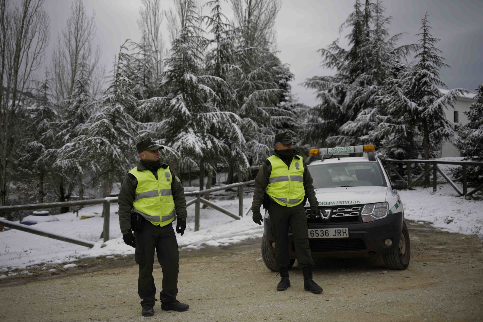 La excursiones a los parajes nevados de Málaga, en imágenes