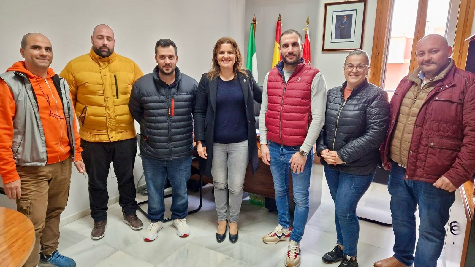 La alcaldesa de Benahadux, Noelia Damián durante la presentación de Desert Fest.