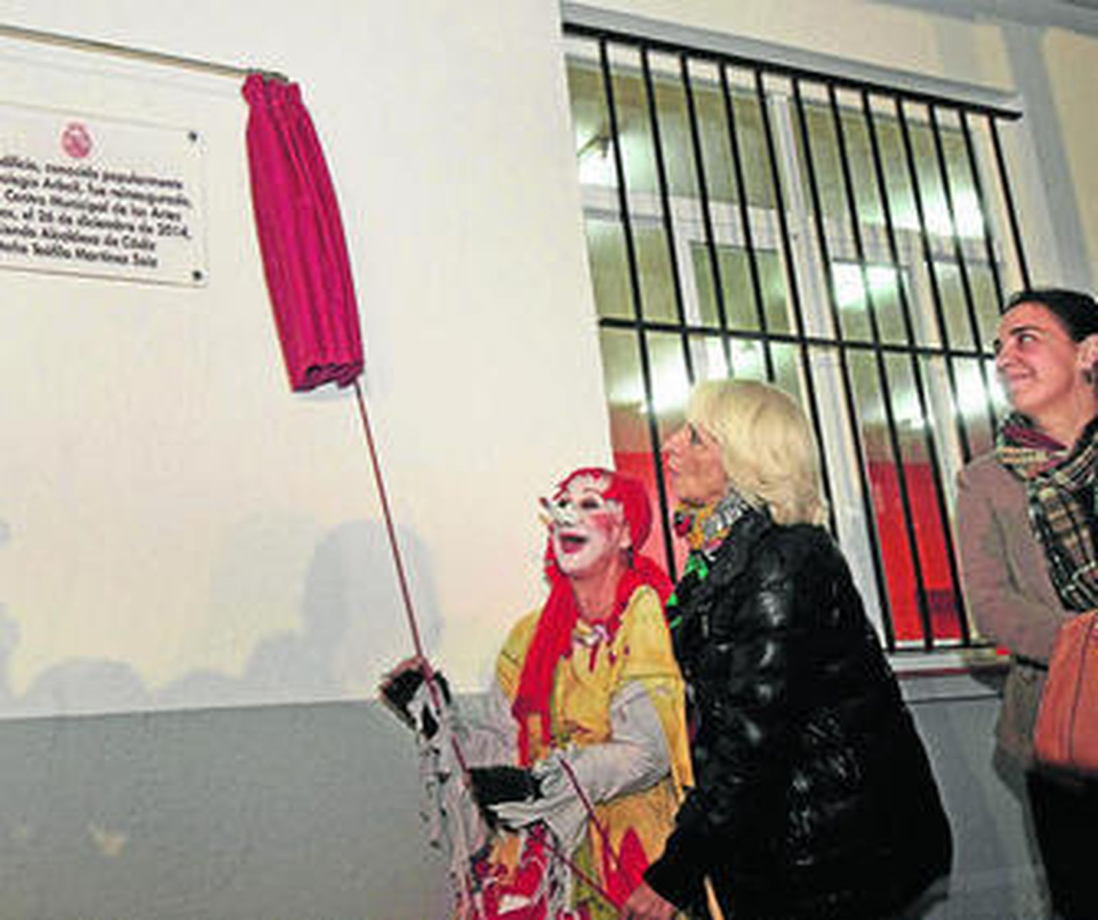 Una imagen de la inauguración del Centro de Artes Escénicas de Arbolí en 2014.