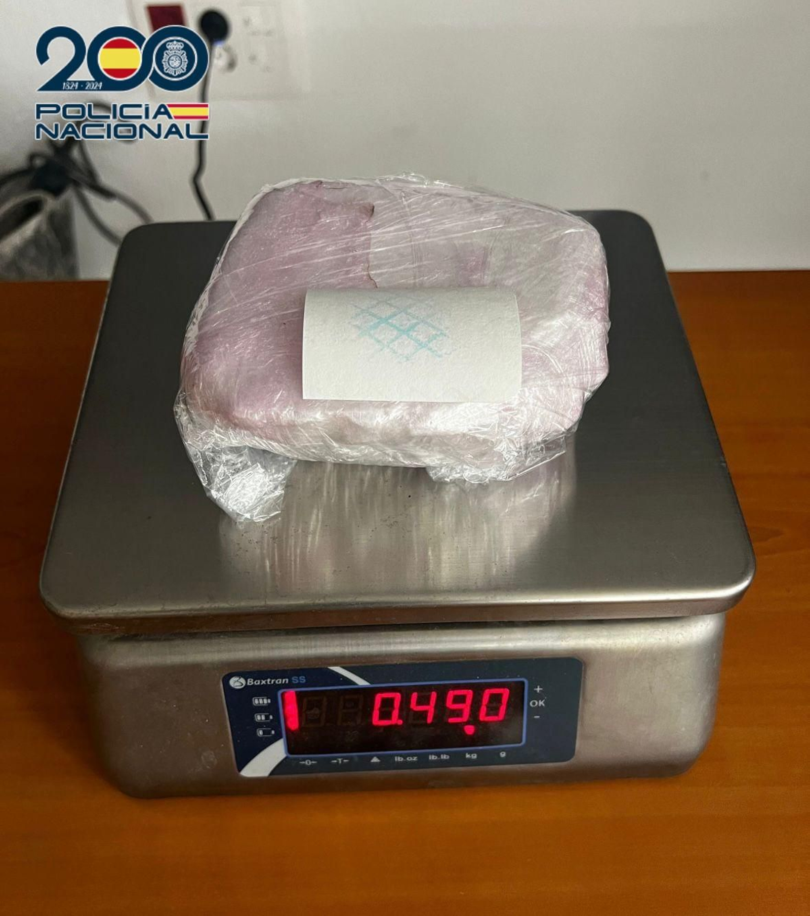 Cocaína interceptada por la Policía Nacional