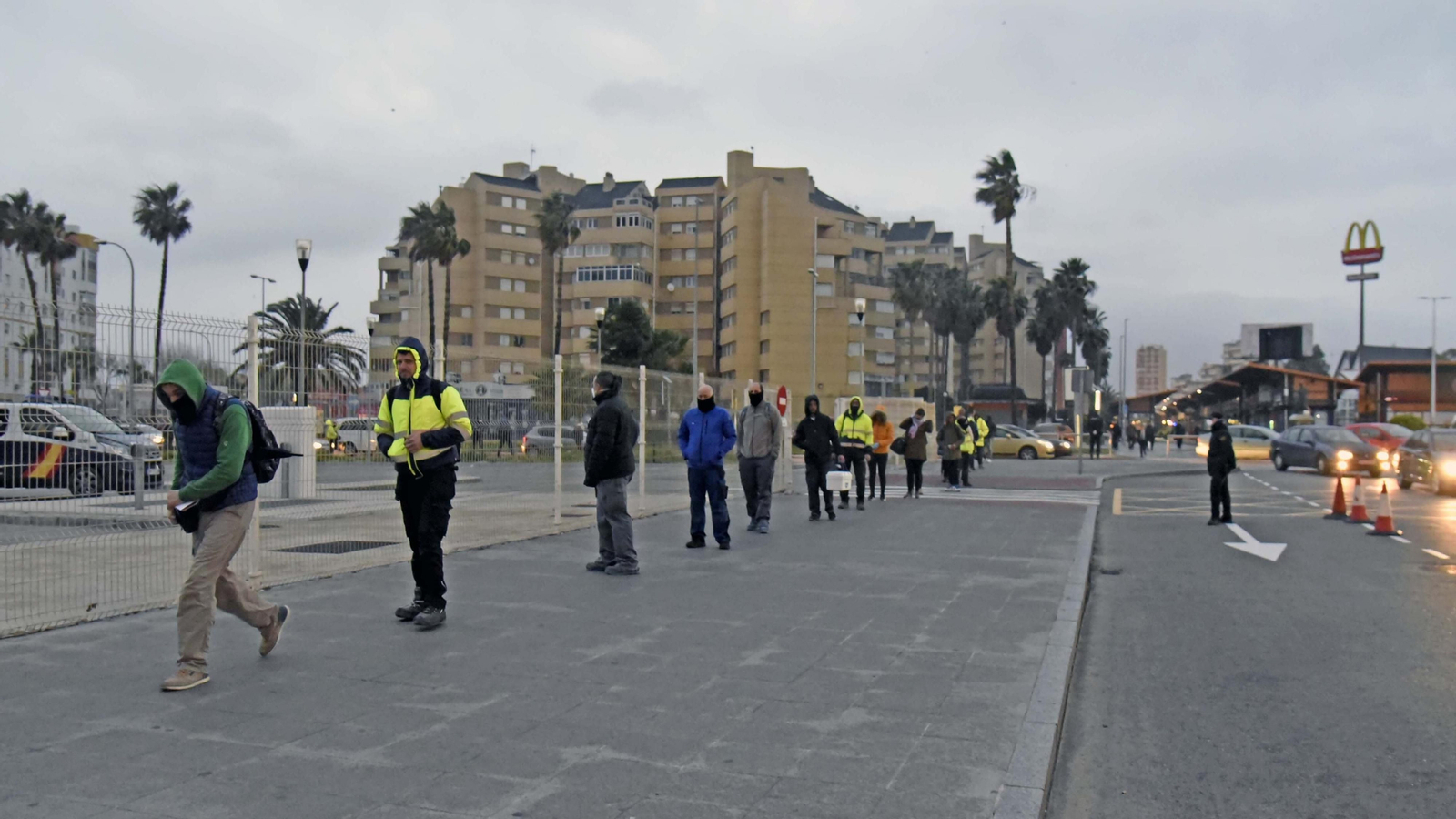Las fotos de un día laborable en Gibraltar durante el coronavirus