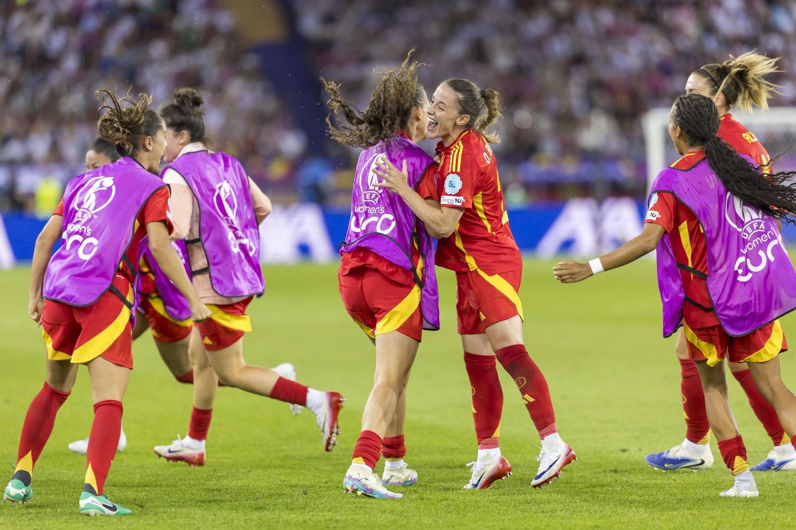 Las mejores imágenes del pase a la final de España ante Alemania en la Eurocopa femenina