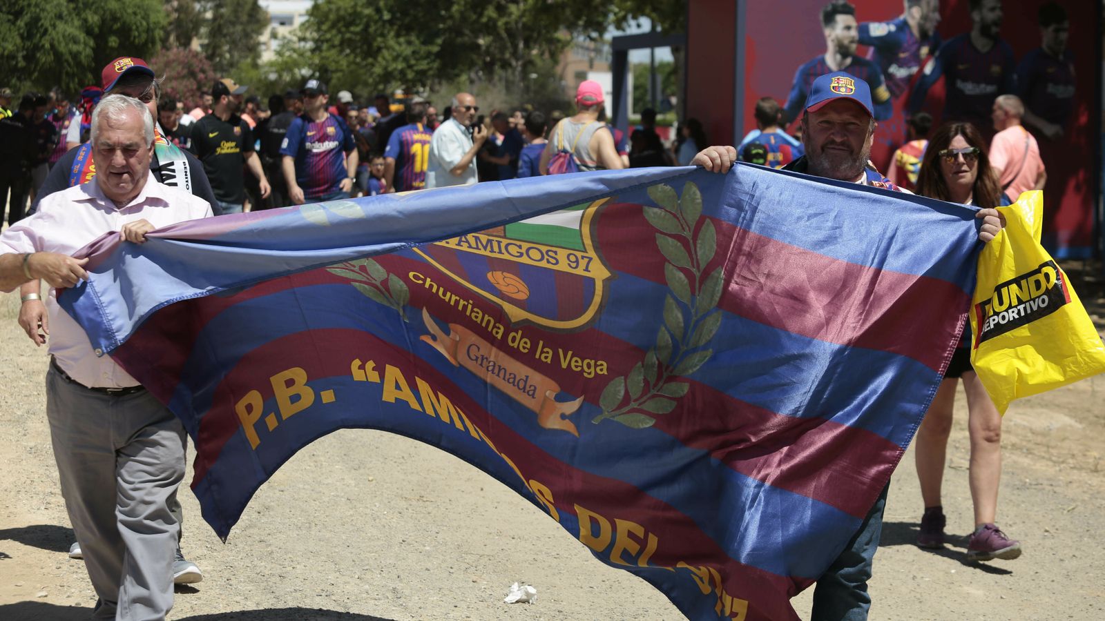 Las imágenes de la afición del Barcelona