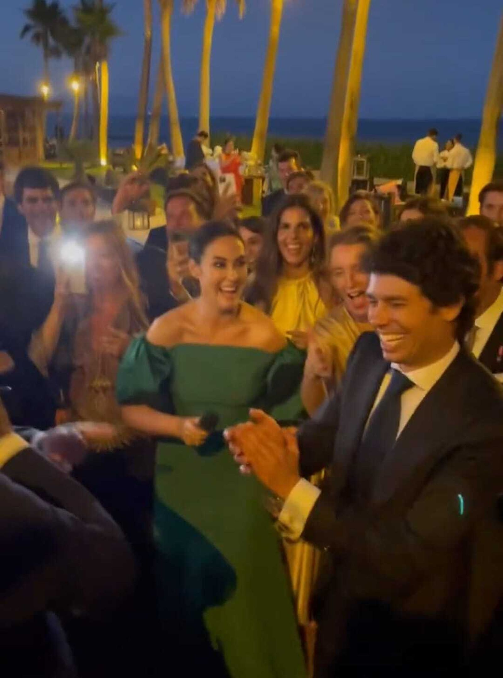 Vicky Martín Berrocal junto al novio, Álvaro Castillejo Preysler