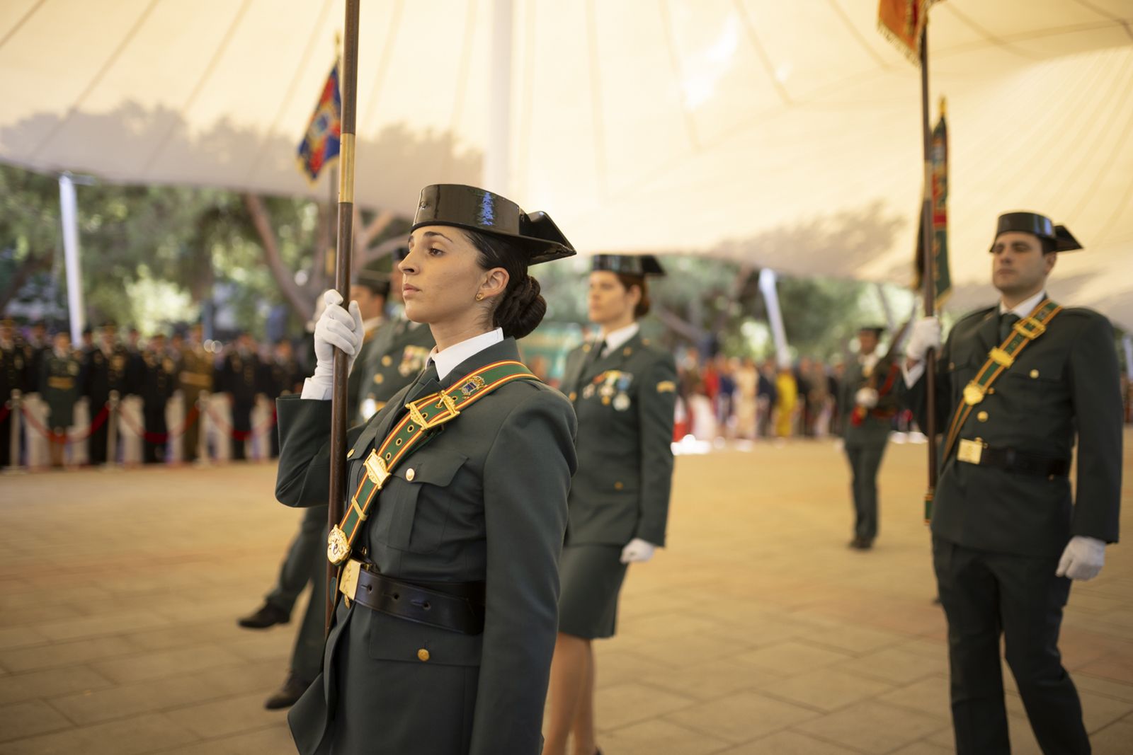 Imágenes de los actos de celebración de la festividad de la patrona de la Guardia Civil, la Virgen del Pilar.