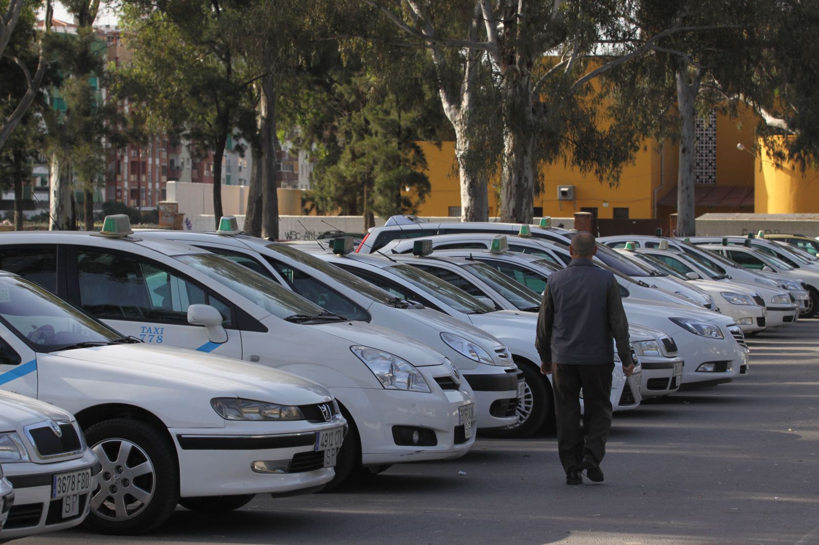 Los taxistas regresan al trabajo tras una mañana sin servicio