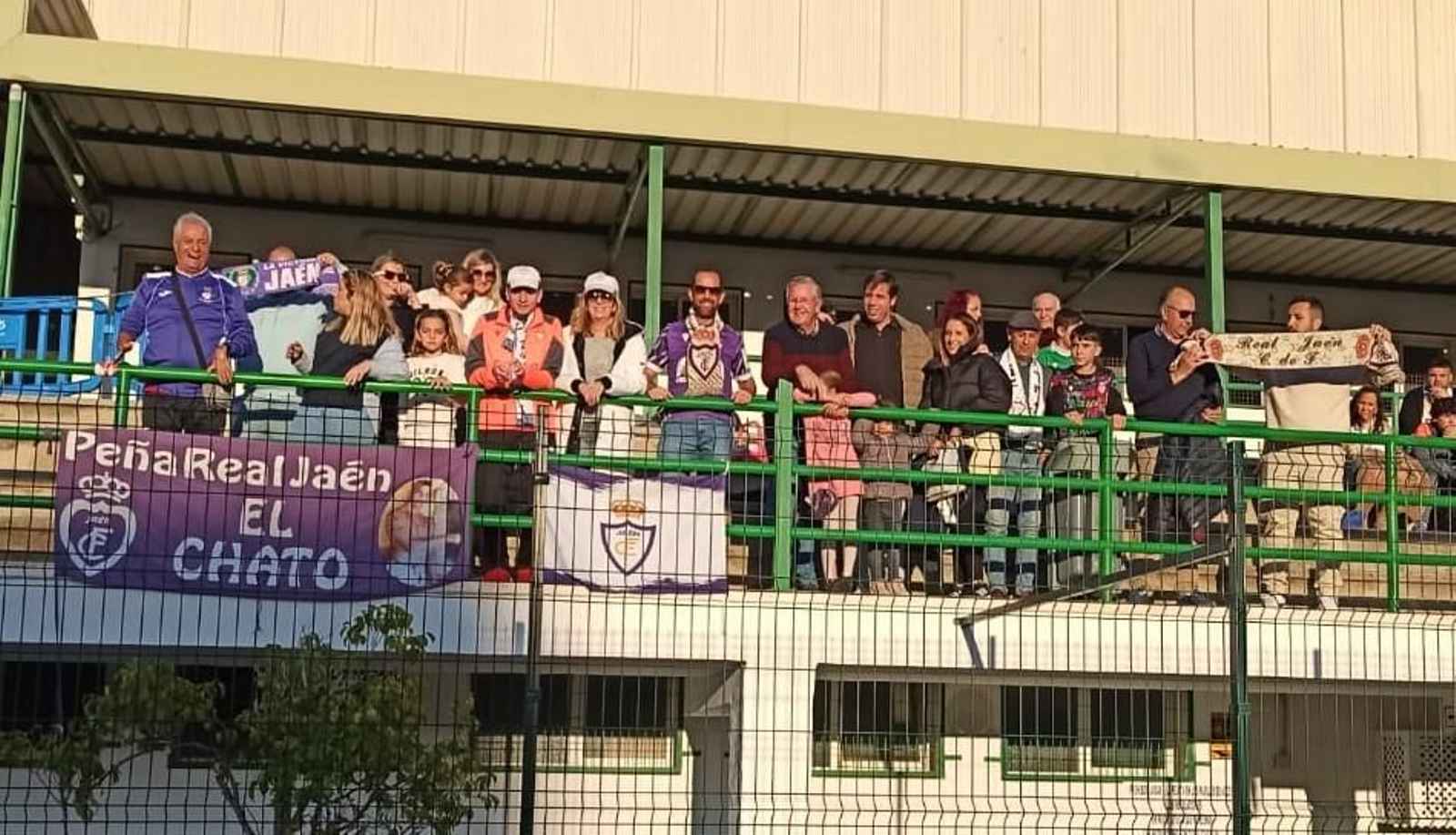 Aficionados del Real Jaén en el último desplazamiento a Mijas.