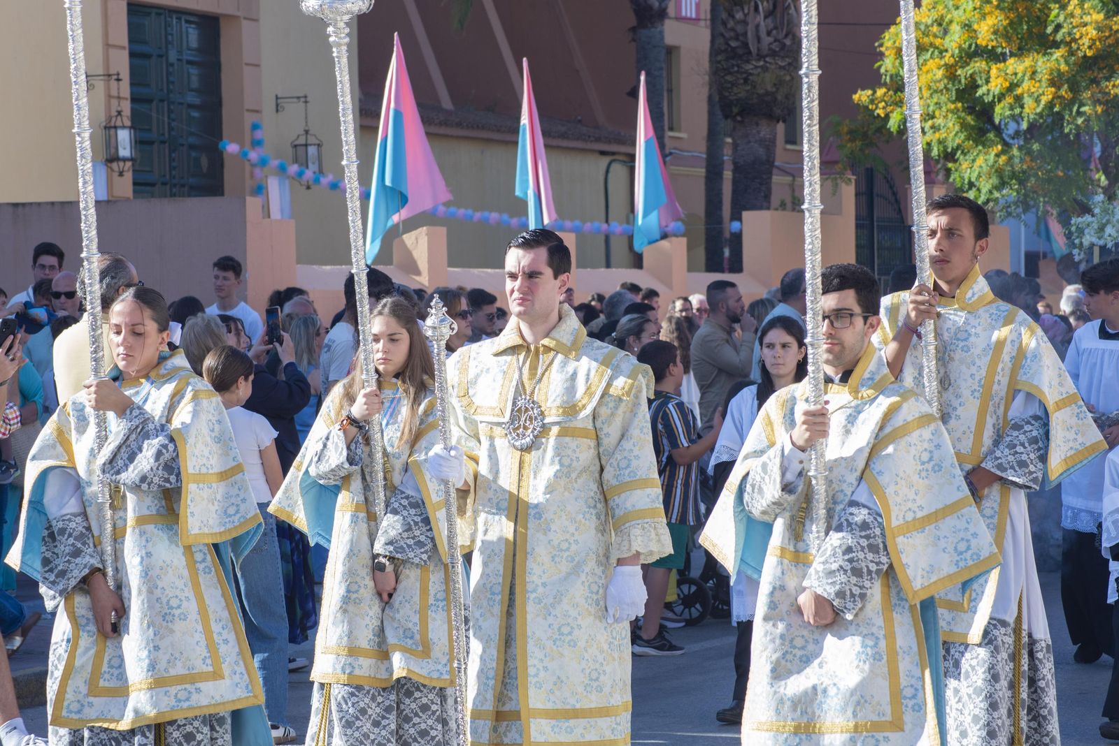 Las fotos de la procesión de María Auxiliadora en La Línea