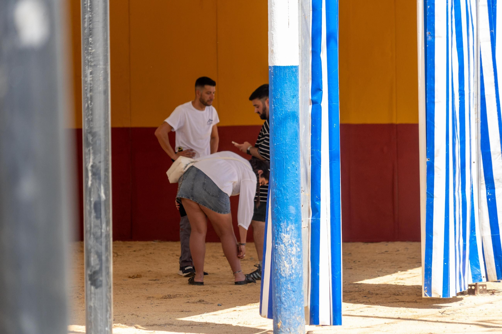 Imágenes de las Fiestas Colombinas días antes de su inauguración