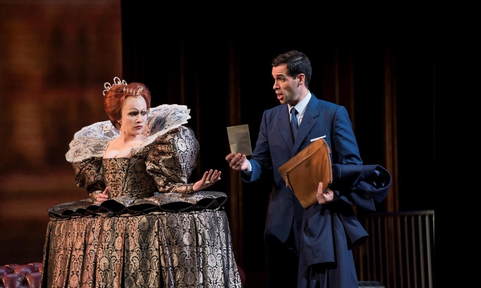Interpretación de Ismael Jordi en el Covent Garden de Londres en julio de 2014 con 'Maria Stuarda'